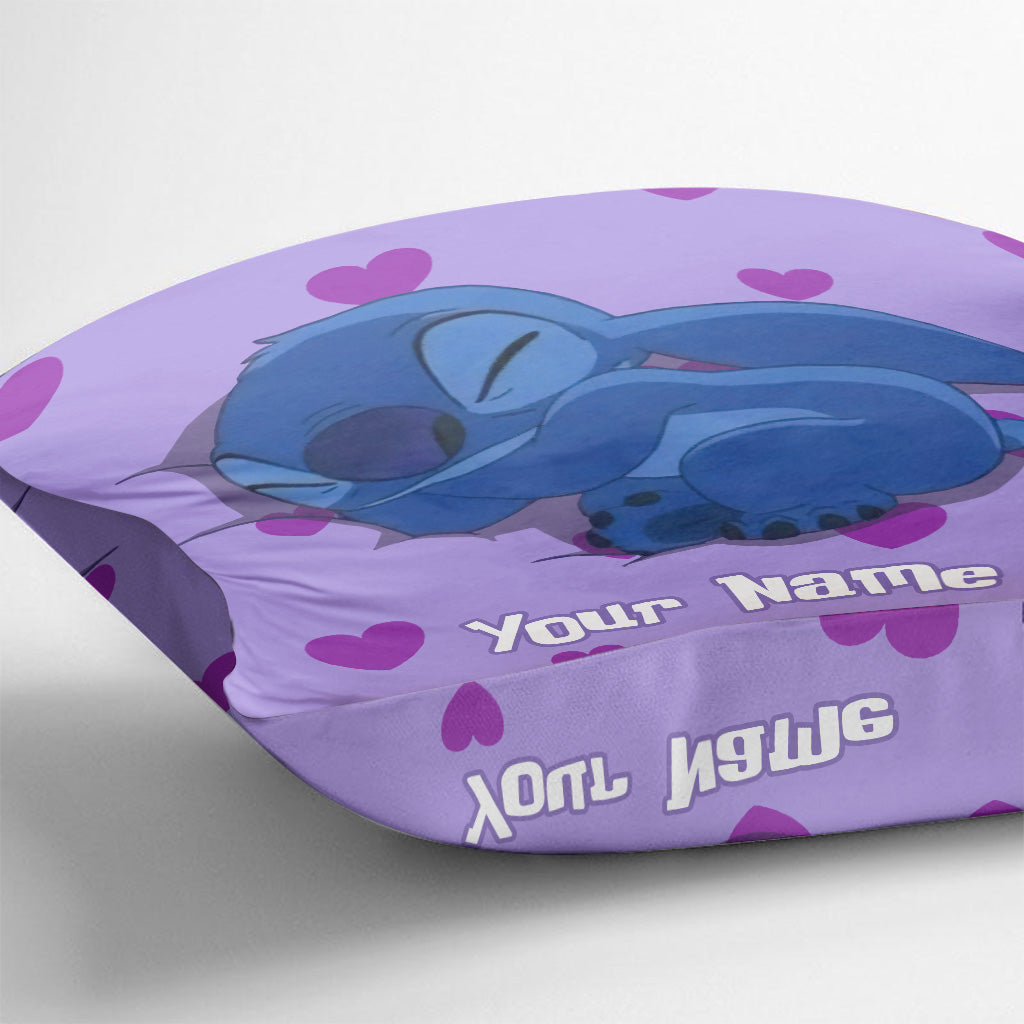 Personalized Ohana Throw Pillow with Custom Name Gift for Kids Throw Pillow GradoCreations