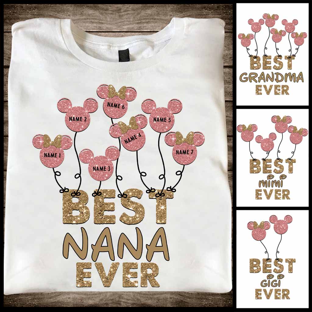 Personalized Mother's Day Mouse T-Shirt & Hoodie Gift for Nana T-shirt & Hoodie GradoCreations