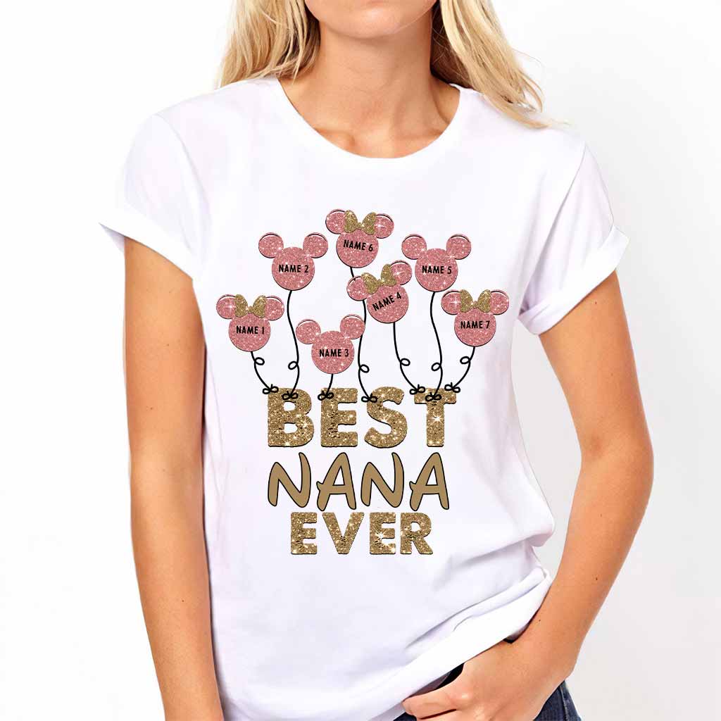 Personalized Mother's Day Mouse T-Shirt & Hoodie Gift for Nana T-shirt & Hoodie GradoCreations