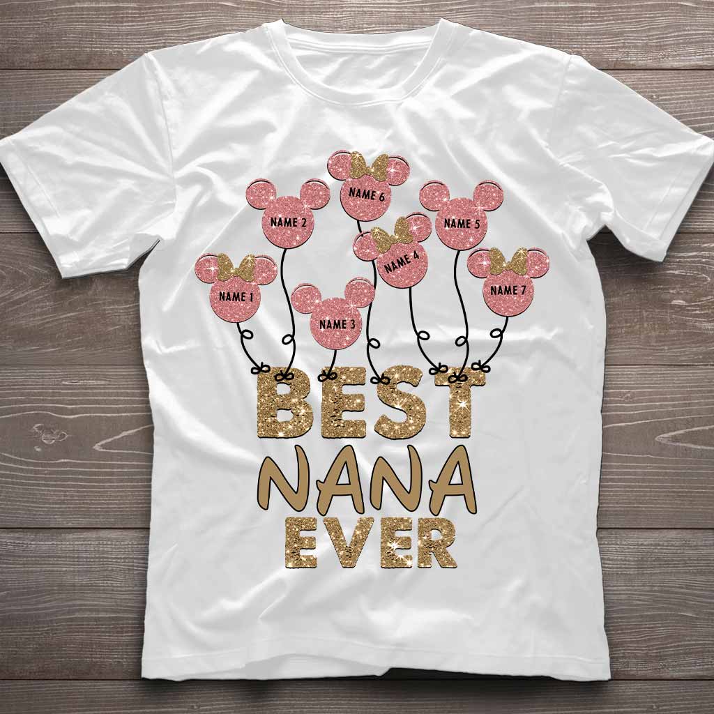 Personalized Mother's Day Mouse T-Shirt & Hoodie Gift for Nana T-shirt & Hoodie GradoCreations