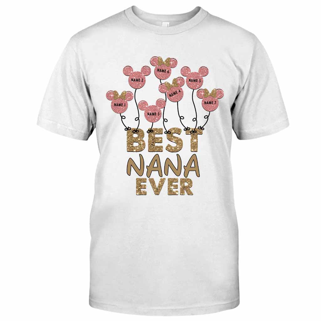 Personalized Mother's Day Mouse T-Shirt & Hoodie Gift for Nana T-shirt & Hoodie GradoCreations