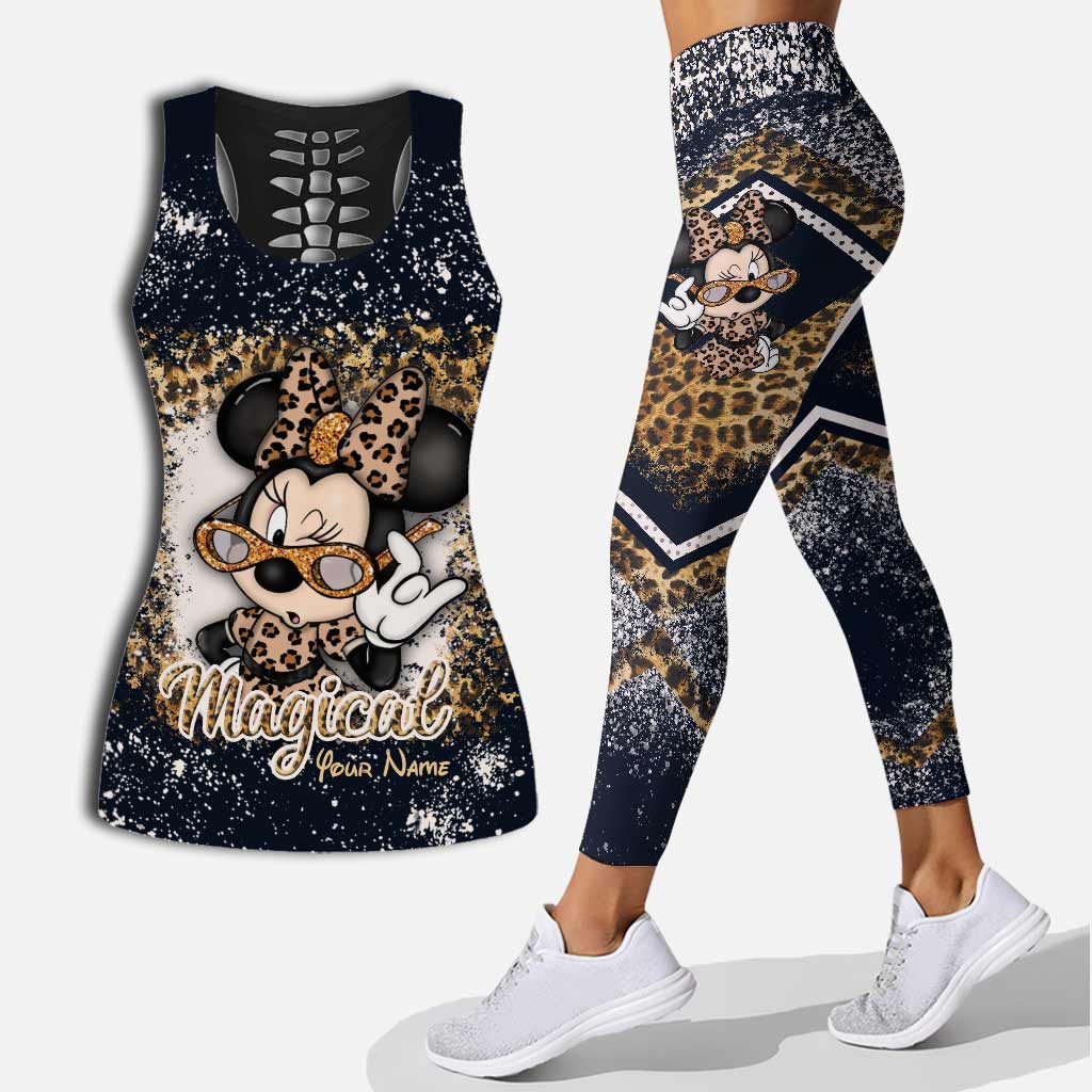 Personalized Magic Mouse Ears Hollow Tank Top & Leggings Gift Hollow Tank & Leggings GradoCreations