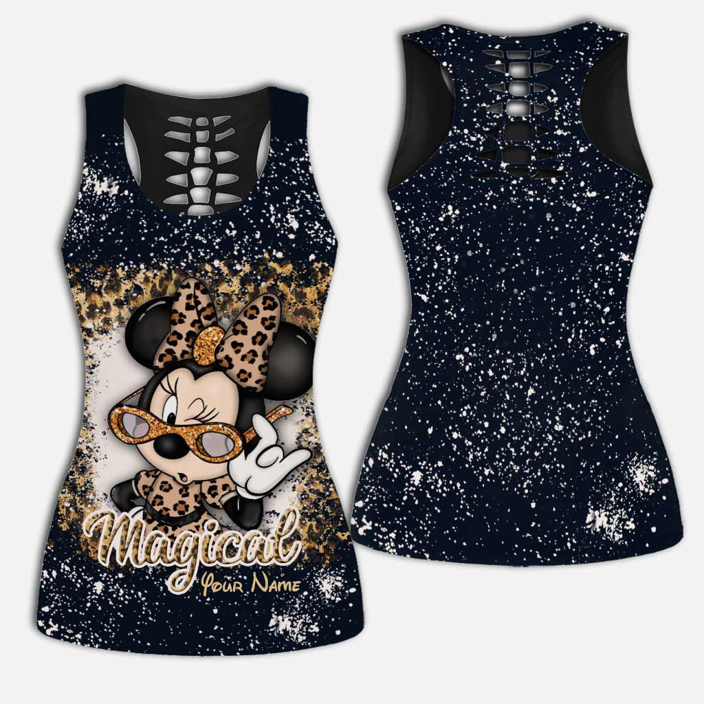 Personalized Magic Mouse Ears Hollow Tank Top & Leggings Gift Hollow Tank & Leggings GradoCreations