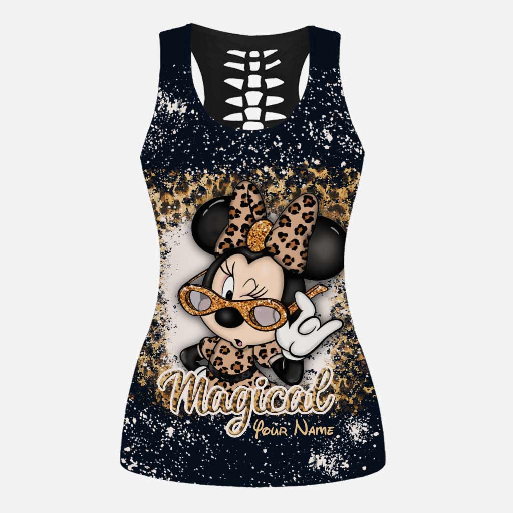 Personalized Magic Mouse Ears Hollow Tank Top & Leggings Gift Hollow Tank & Leggings GradoCreations