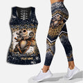 Personalized Rock Paper Scissors Hollow Tank Top & Leggings Gift Hollow Tank & Leggings GradoCreations