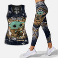 Personalized Hollow Tank Top & Leggings Cute Character Gift Hollow Tank & Leggings GradoCreations
