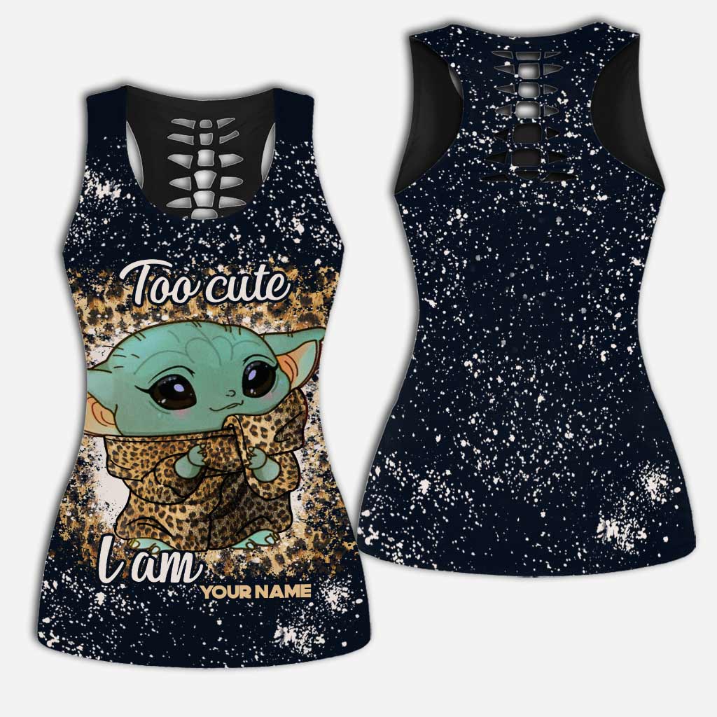 Personalized Hollow Tank Top & Leggings Cute Character Gift Hollow Tank & Leggings GradoCreations