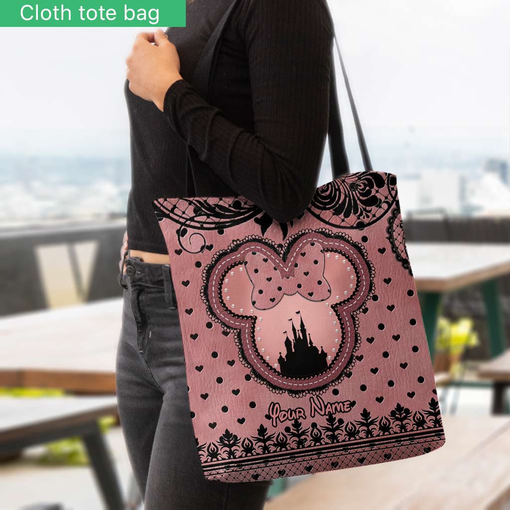 Personalized Mouse Ears Tote Bag Custom Name Gift for Kids Tote Bag GradoCreations
