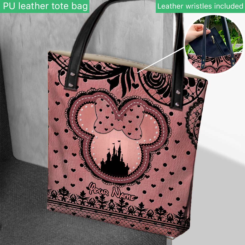 Personalized Mouse Ears Tote Bag Custom Name Gift for Kids Tote Bag GradoCreations