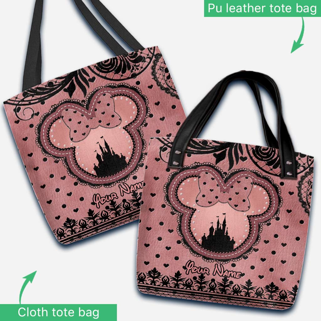 Personalized Mouse Ears Tote Bag Custom Name Gift for Kids Tote Bag GradoCreations