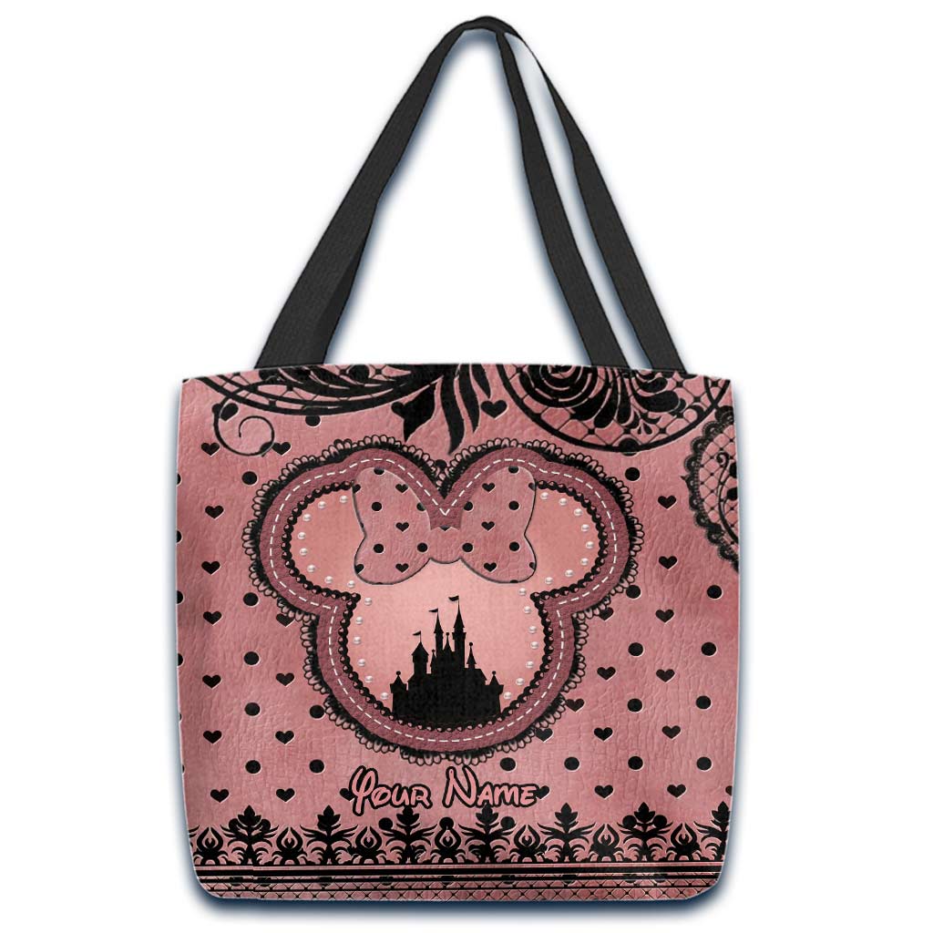 Personalized Mouse Ears Tote Bag Custom Name Gift for Kids Tote Bag GradoCreations