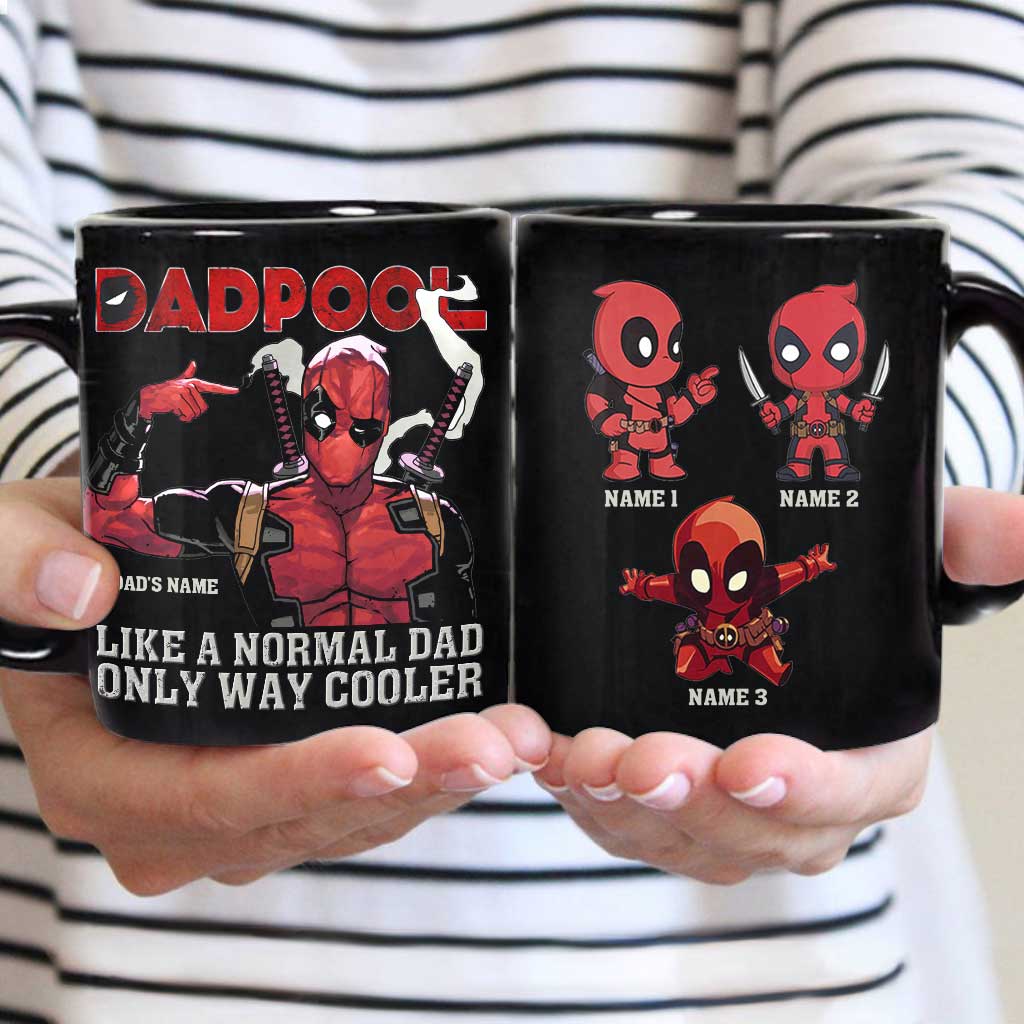 Personalized Dadpool Mug Custom Name Gift for Father's Day Mug GradoCreations