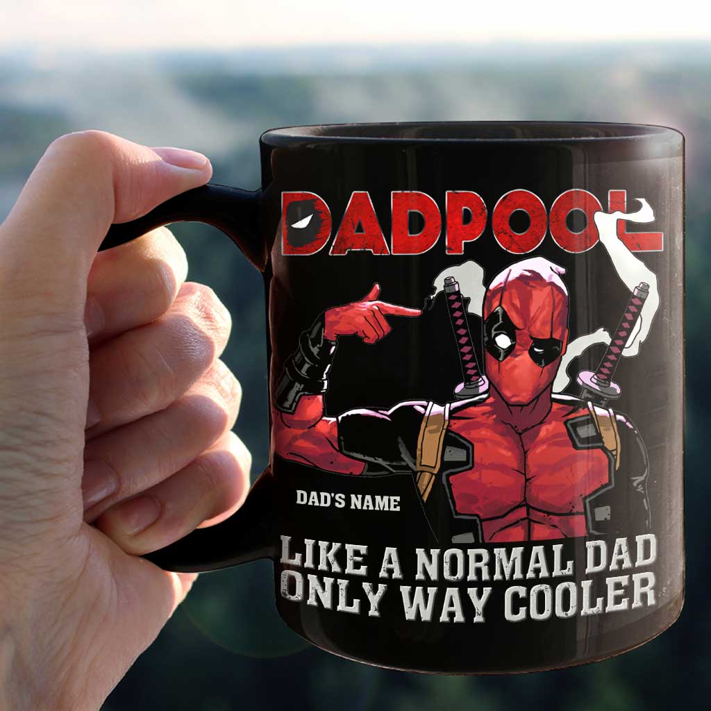 Personalized Dadpool Mug Custom Name Gift for Father's Day Mug GradoCreations