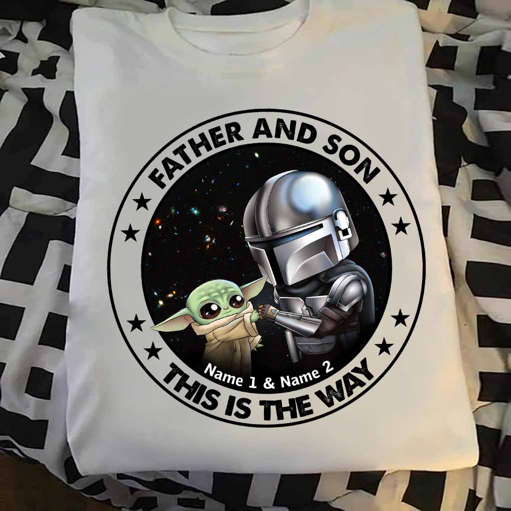 Personalized Father's Day T-shirt & Hoodie with Star Wars Theme T-shirt & Hoodie GradoCreations