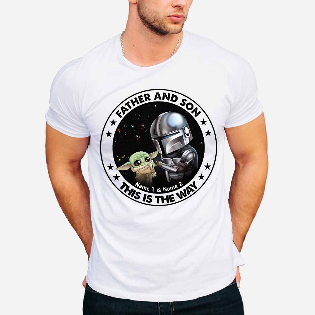 Personalized Father's Day T-shirt & Hoodie with Star Wars Theme T-shirt & Hoodie GradoCreations