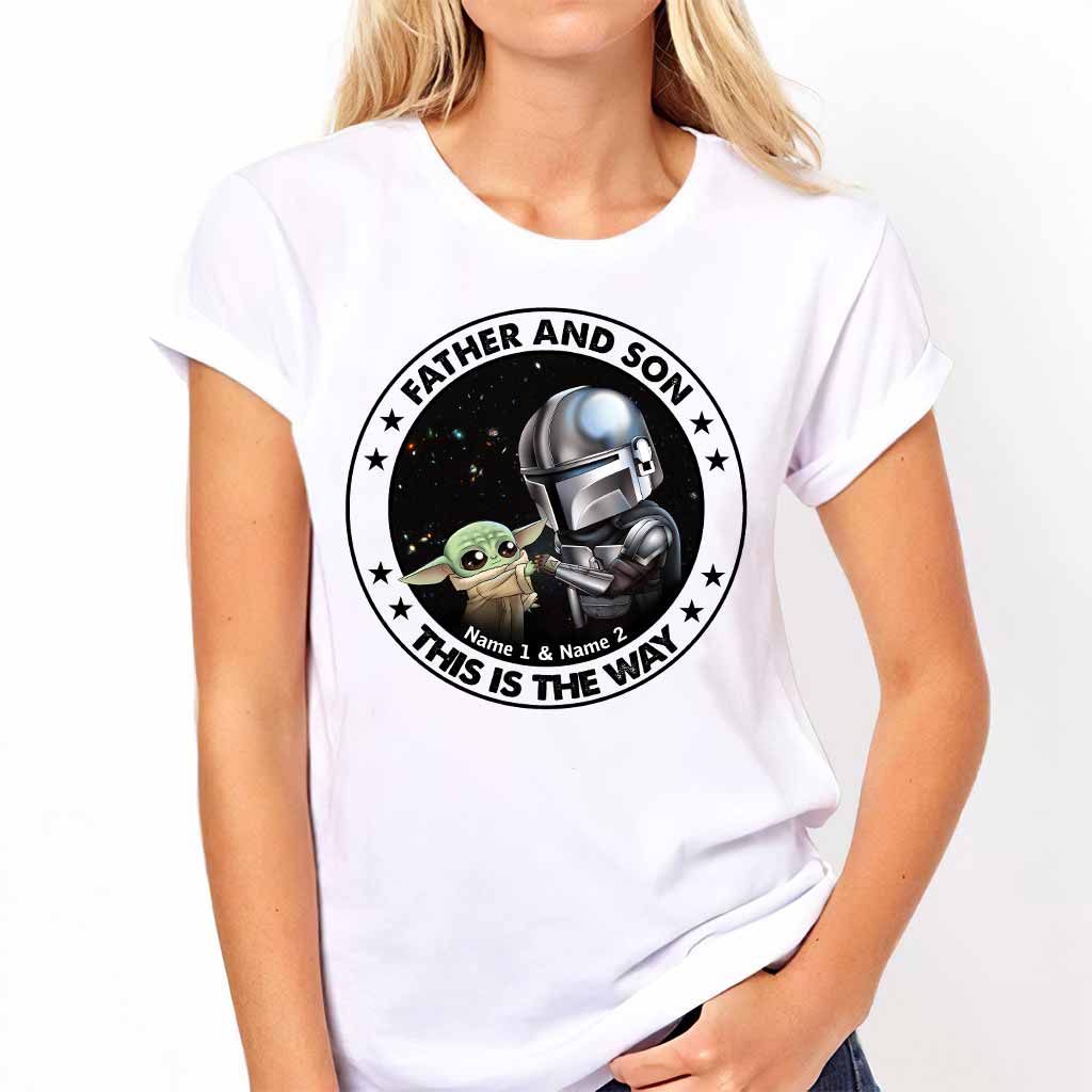Personalized Father's Day T-shirt & Hoodie with Star Wars Theme T-shirt & Hoodie GradoCreations