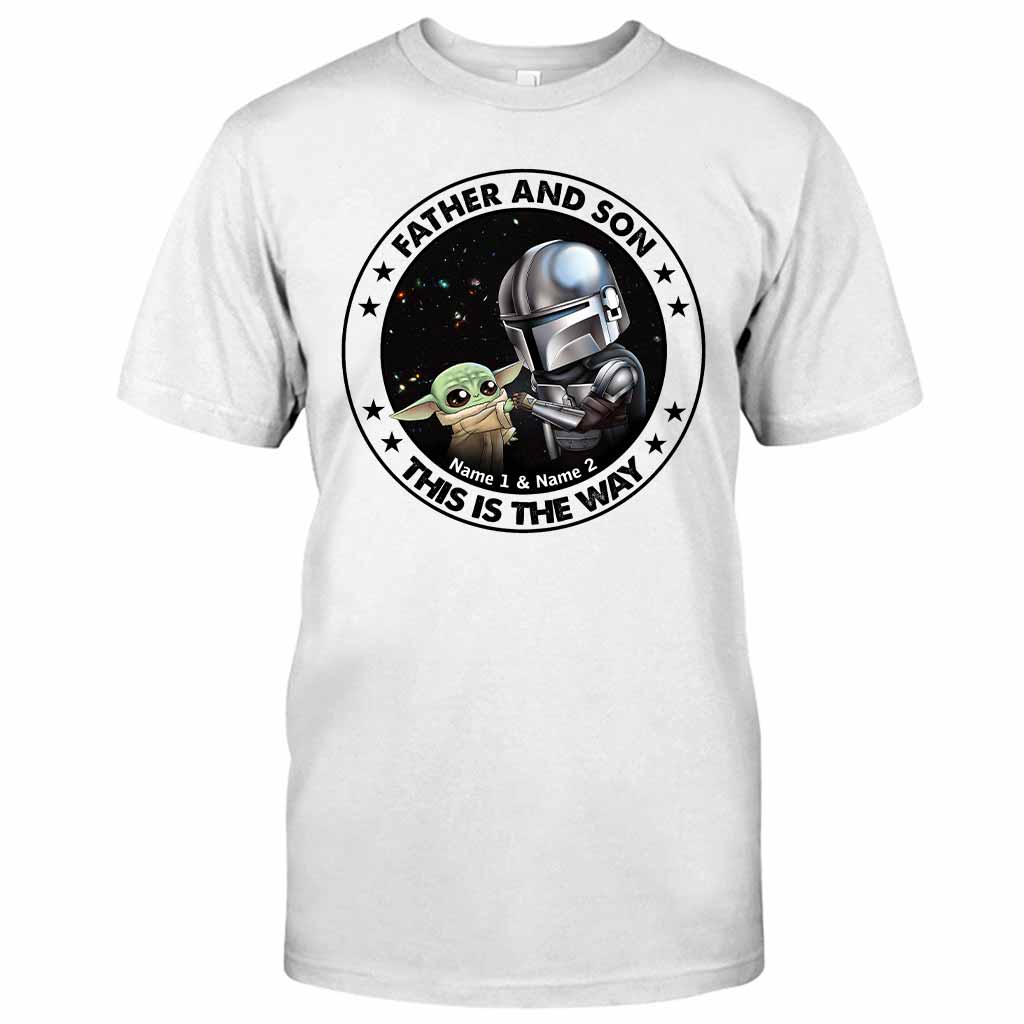 Personalized Father's Day T-shirt & Hoodie with Star Wars Theme T-shirt & Hoodie GradoCreations