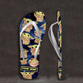 Personalized Cute Flip Flops Custom Name Gift for Kids Flip Flops GradoCreations