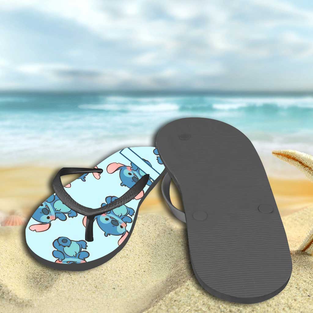 Personalized Ohana Flip Flops Custom Name Summer Gift for Kids Flip Flops GradoCreations