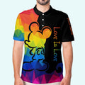Personalized LGBT Support Polo Shirt Custom Name Gift Polo Shirt GradoCreations