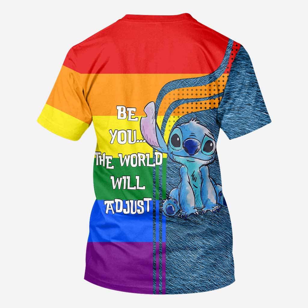 Personalized Rainbow LGBT Support All Over T-Shirt for Pride All Over Shirt GradoCreations
