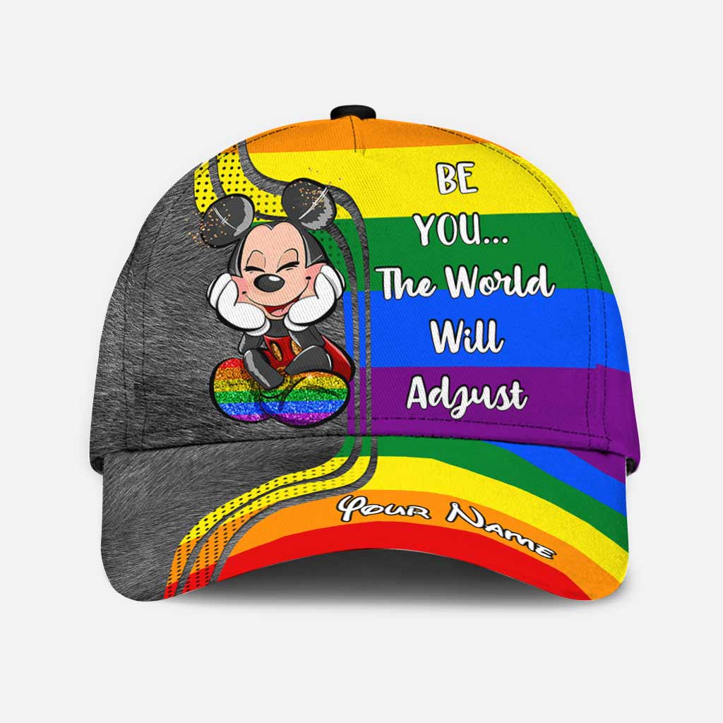 Personalized LGBT Support Classic Cap Custom Name Pride Gift Classic Cap GradoCreations