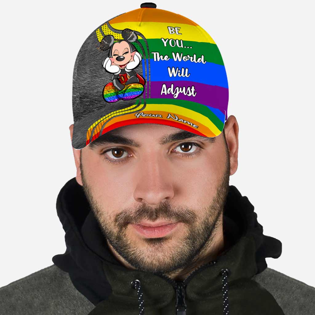Personalized LGBT Support Classic Cap Custom Name Pride Gift Classic Cap GradoCreations