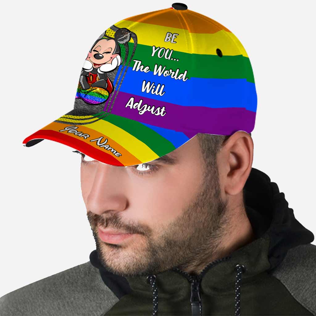 Personalized LGBT Support Classic Cap Custom Name Pride Gift Classic Cap GradoCreations