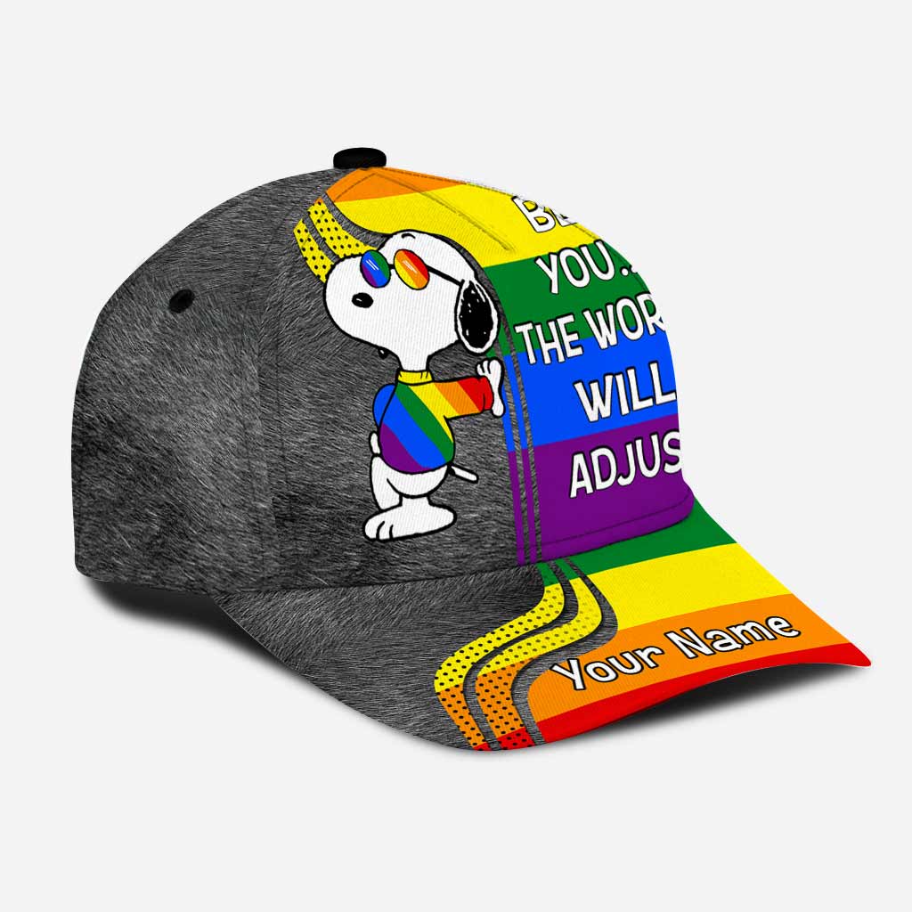 Personalized Rainbow Classic Cap Custom Name LGBT Support Gift Classic Cap GradoCreations