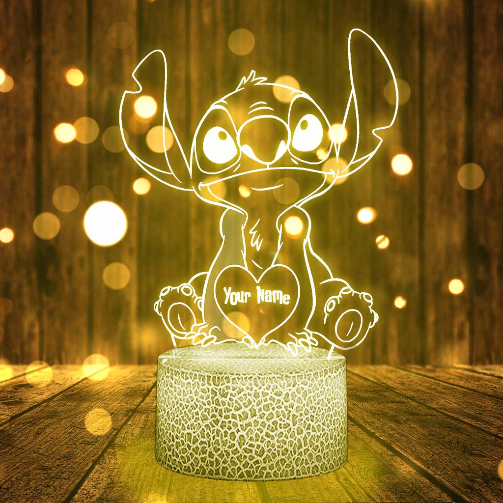 Personalized LED Plaque Light Base Custom Name Gift for Family Shaped Plaque Light Base GradoCreations