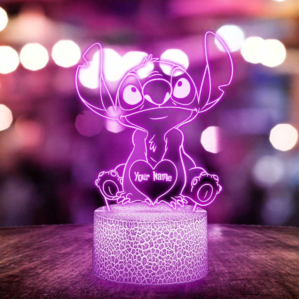 Personalized LED Plaque Light Base Custom Name Gift for Family Shaped Plaque Light Base GradoCreations