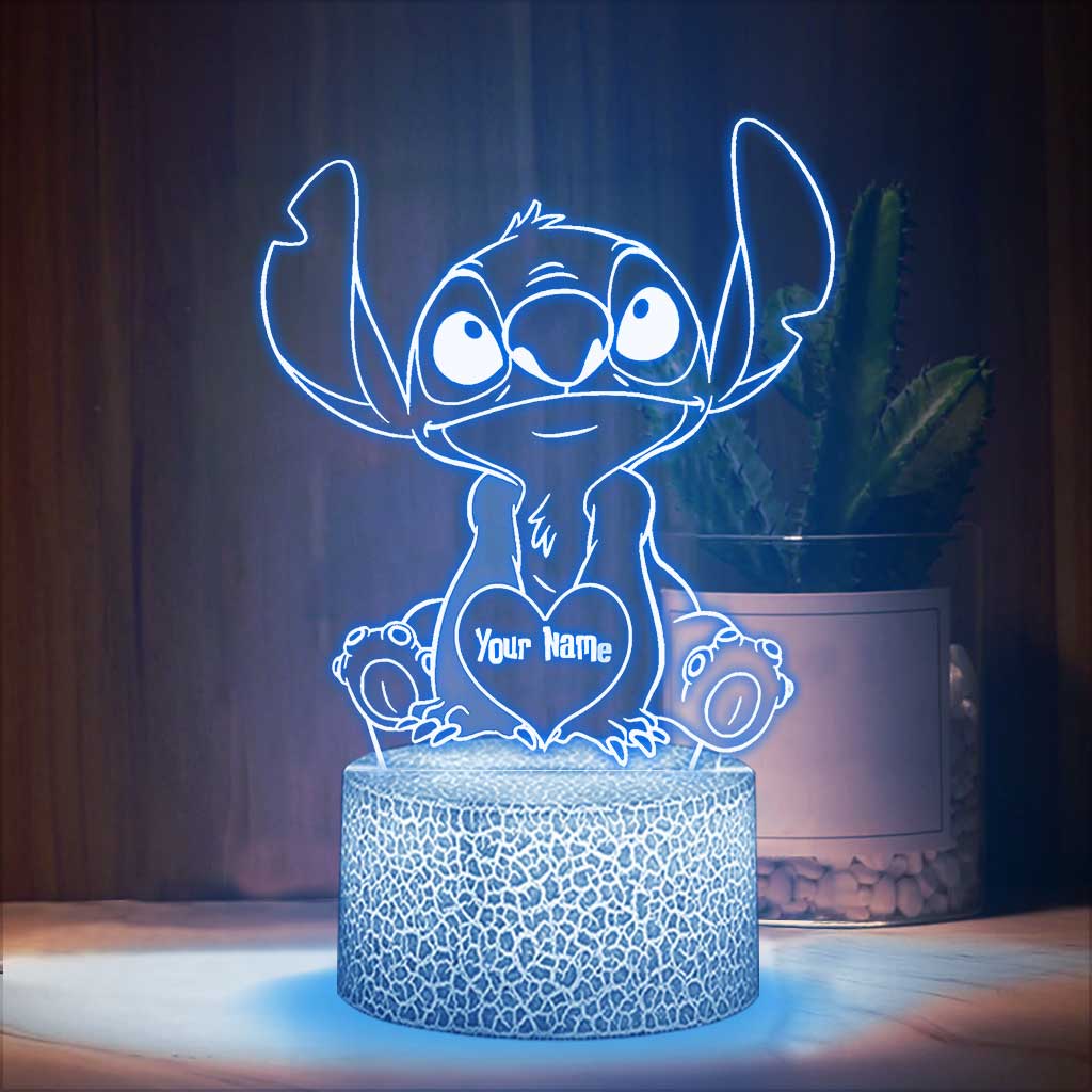 Personalized LED Plaque Light Base Custom Name Gift for Family Shaped Plaque Light Base GradoCreations