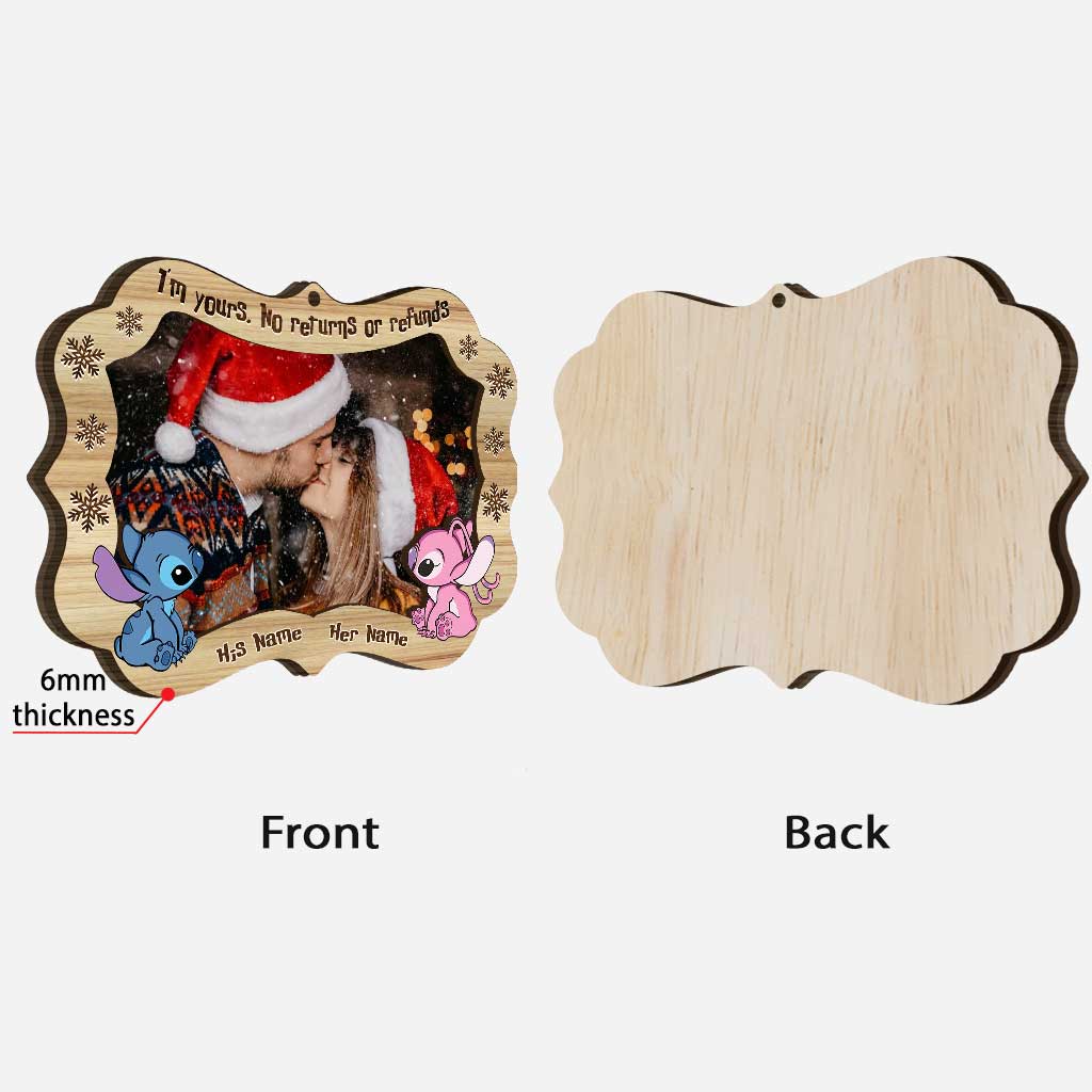 Personalized Ohana Layered Wood Ornament Custom Names Gift for Christmas Layered Wood Ornament GradoCreations