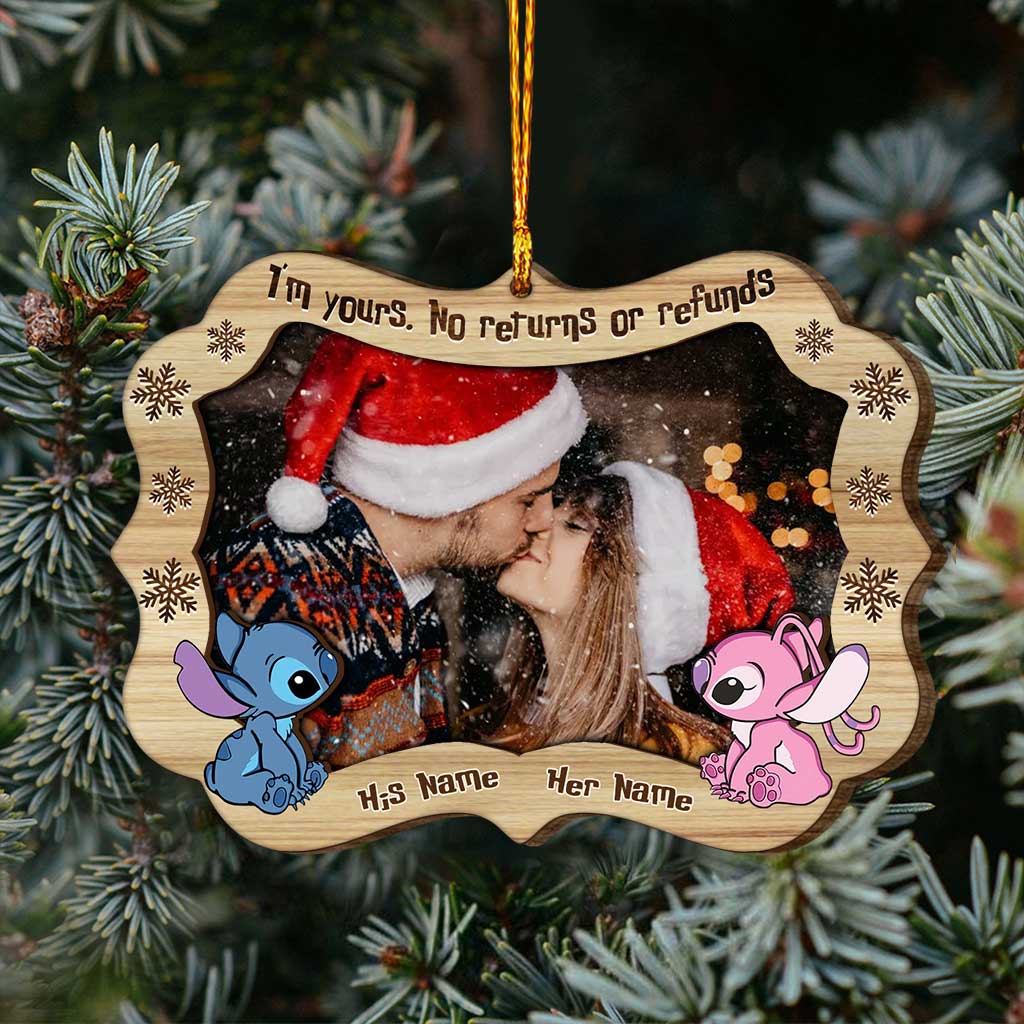 Personalized Ohana Layered Wood Ornament Custom Names Gift for Christmas Layered Wood Ornament GradoCreations