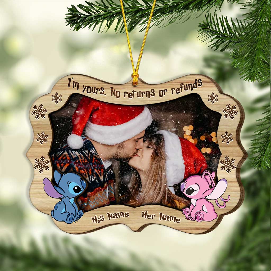 Personalized Ohana Layered Wood Ornament Custom Names Gift for Christmas Layered Wood Ornament GradoCreations