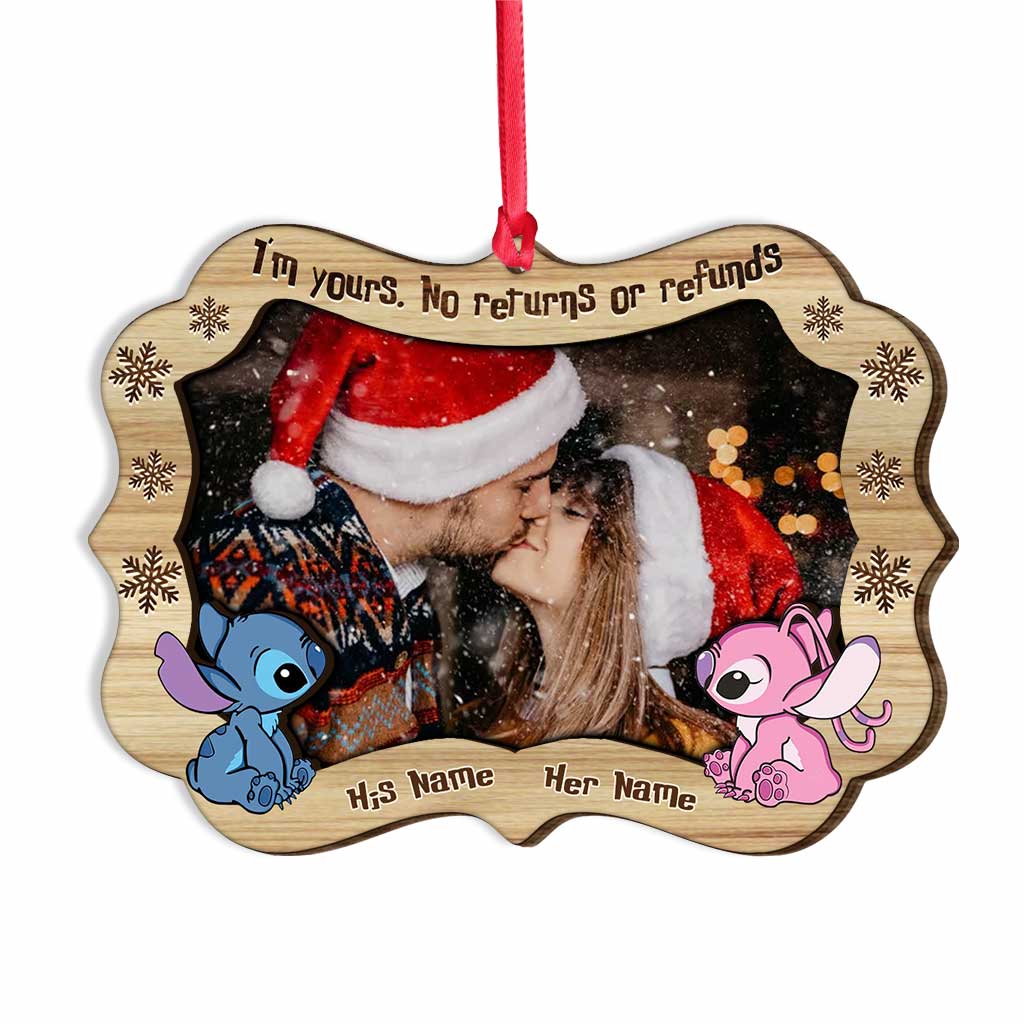 Personalized Ohana Layered Wood Ornament Custom Names Gift for Christmas Layered Wood Ornament GradoCreations