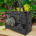 Personalized Leather Handbag with Custom Name Gift for Mom Leather Handbag GradoCreations