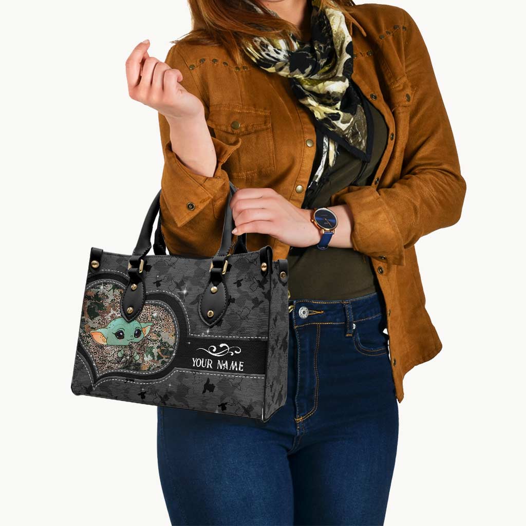 Personalized Leather Handbag with Custom Name Gift for Mom Leather Handbag GradoCreations