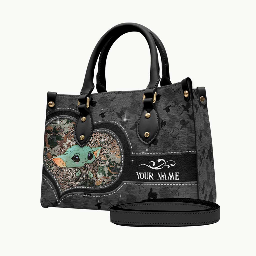 Personalized Leather Handbag with Custom Name Gift for Mom Leather Handbag GradoCreations