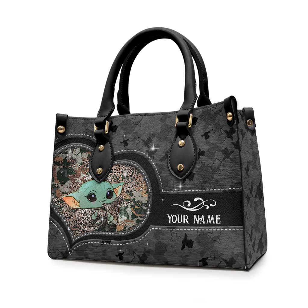 Personalized Leather Handbag with Custom Name Gift for Mom Leather Handbag GradoCreations