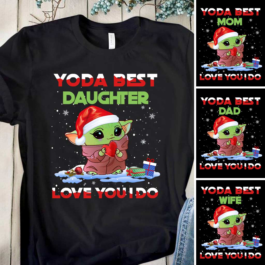 Personalized Yoda Best T-Shirt and Hoodie Christmas Gift for Dad/Mom T-shirt & Hoodie GradoCreations