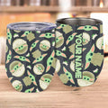 Personalized The Force Wine Tumbler for Baby Shower Gift Wine Tumbler GradoCreations