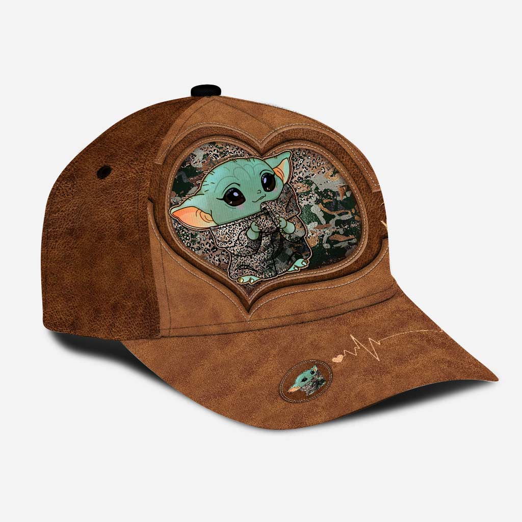 Personalized Classic Cap Cute Baby Yoda Custom Name Gift for Kids Classic Cap GradoCreations