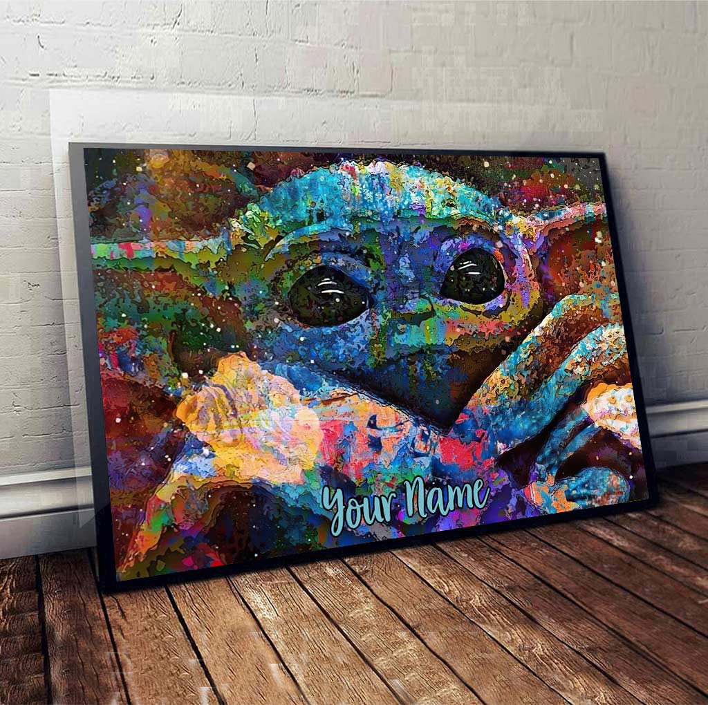 Personalized Cute Baby Canvas Print Custom Name Gift for Baby Shower Canvas and Poster GradoCreations