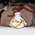 Personalized Christmas Mouse Ornament Custom Name Gift Ornament GradoCreations