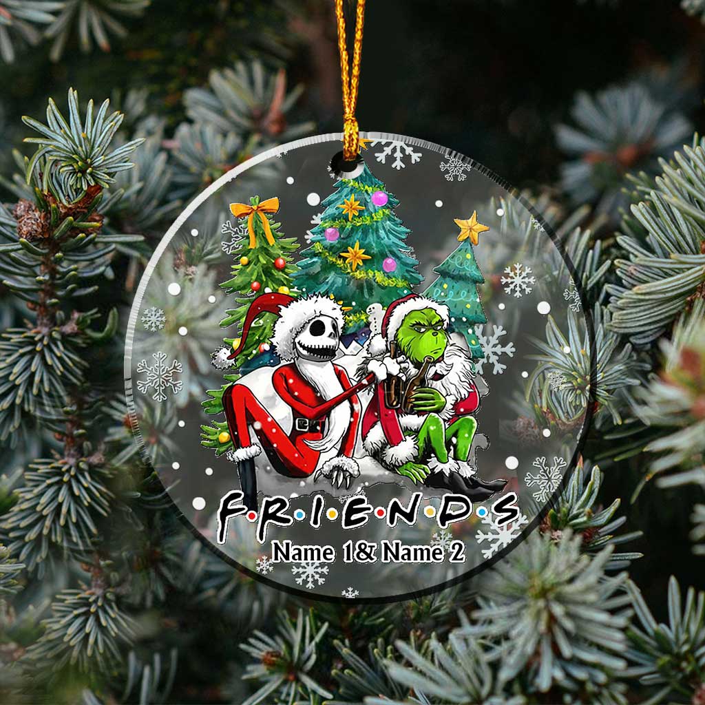Personalized Nightmare Before Christmas Ornament Custom Name Gift for Friends Ornament GradoCreations