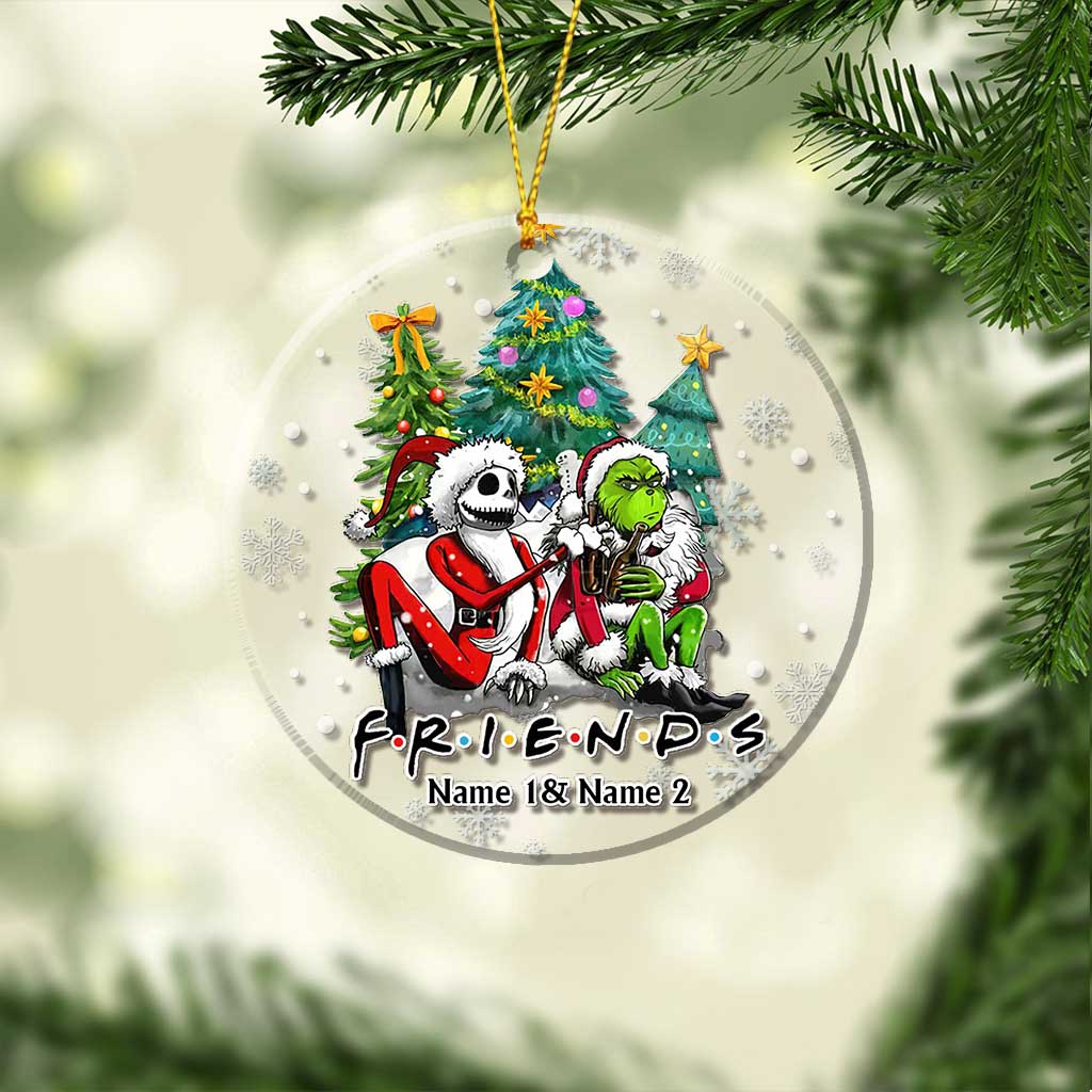 Personalized Nightmare Before Christmas Ornament Custom Name Gift for Friends Ornament GradoCreations