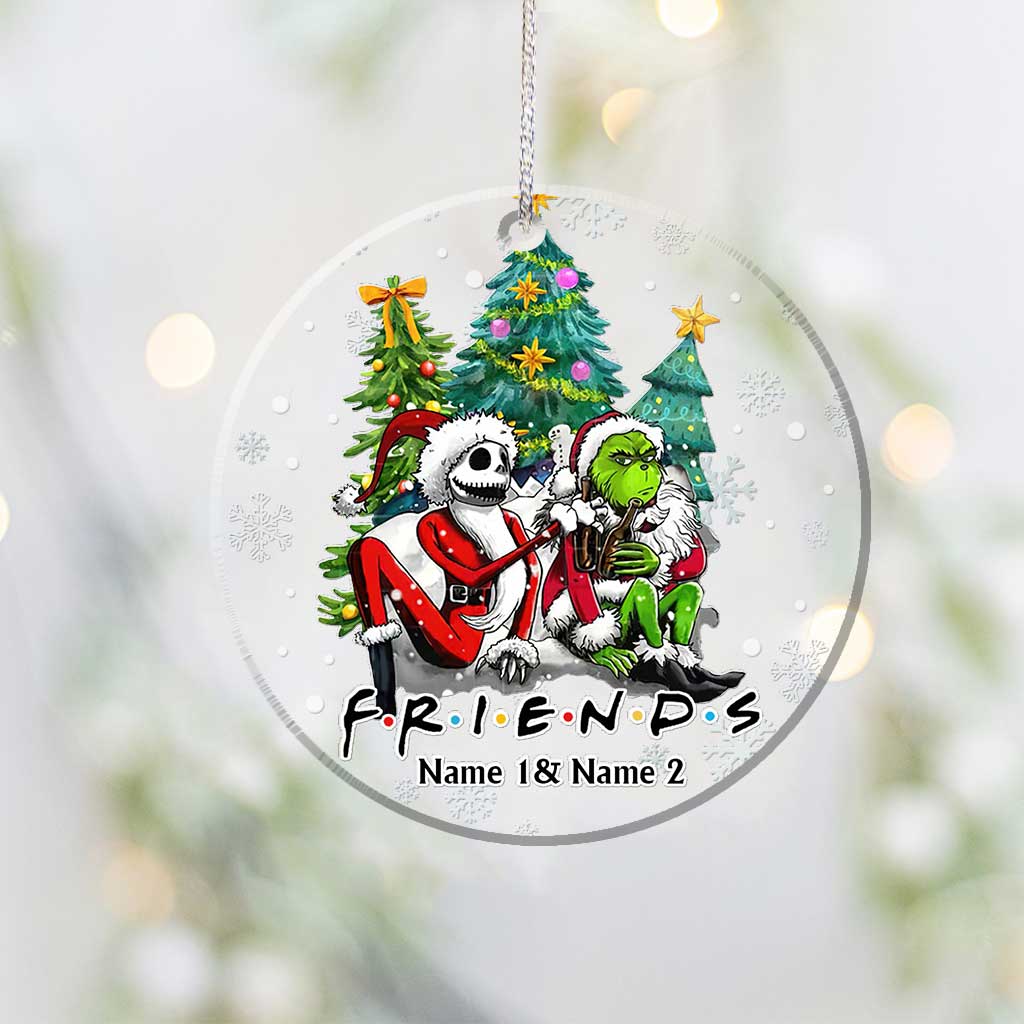Personalized Nightmare Before Christmas Ornament Custom Name Gift for Friends Ornament GradoCreations