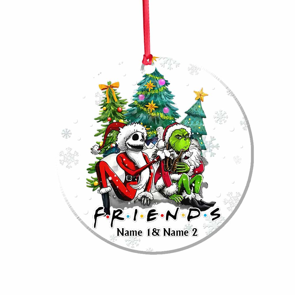 Personalized Nightmare Before Christmas Ornament Custom Name Gift for Friends Ornament GradoCreations