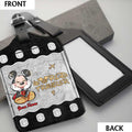 Personalized Leather Luggage Tag Travel Gift for Kids Leather Luggage Tag GradoCreations